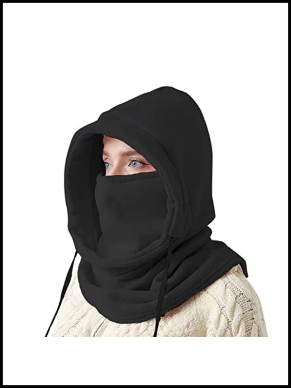 Fleece Balaclava Windproof Winter Face Mask Ski Mask Neck Warmer